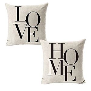 New Throw Pillow Covers Case - Set of 2